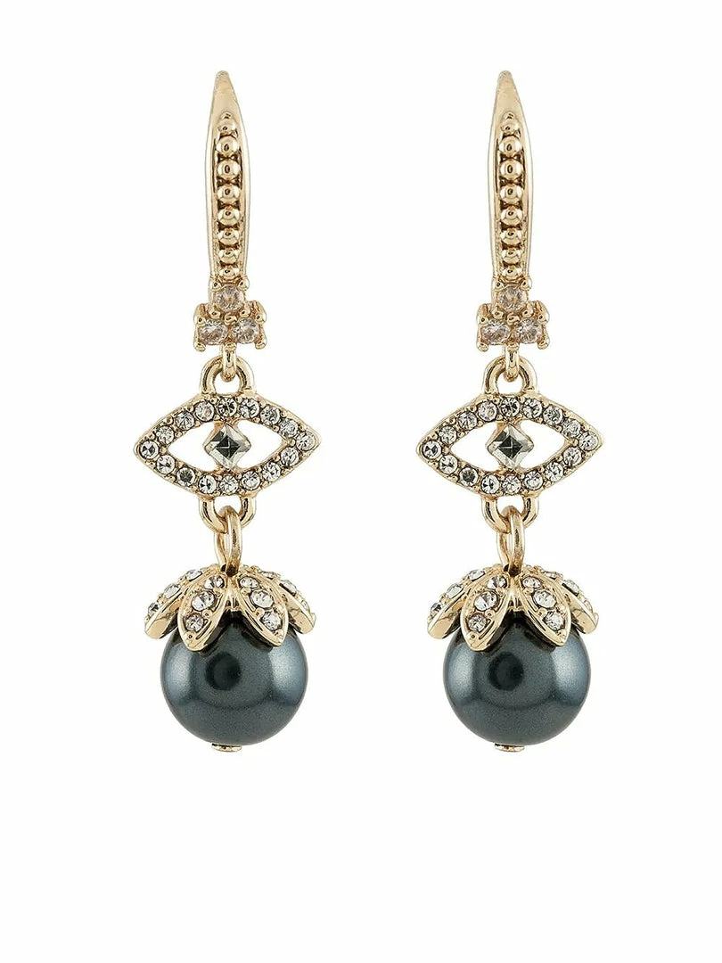 Jewelry Evil Eye Double Drop Pearl Earrings Marchesa Notte