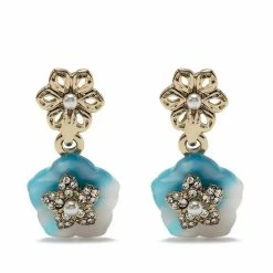 Jewelry Flower Post Drop Marchesa Notte