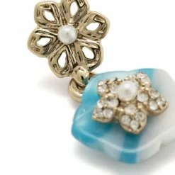 Jewelry Flower Post Drop Marchesa Notte