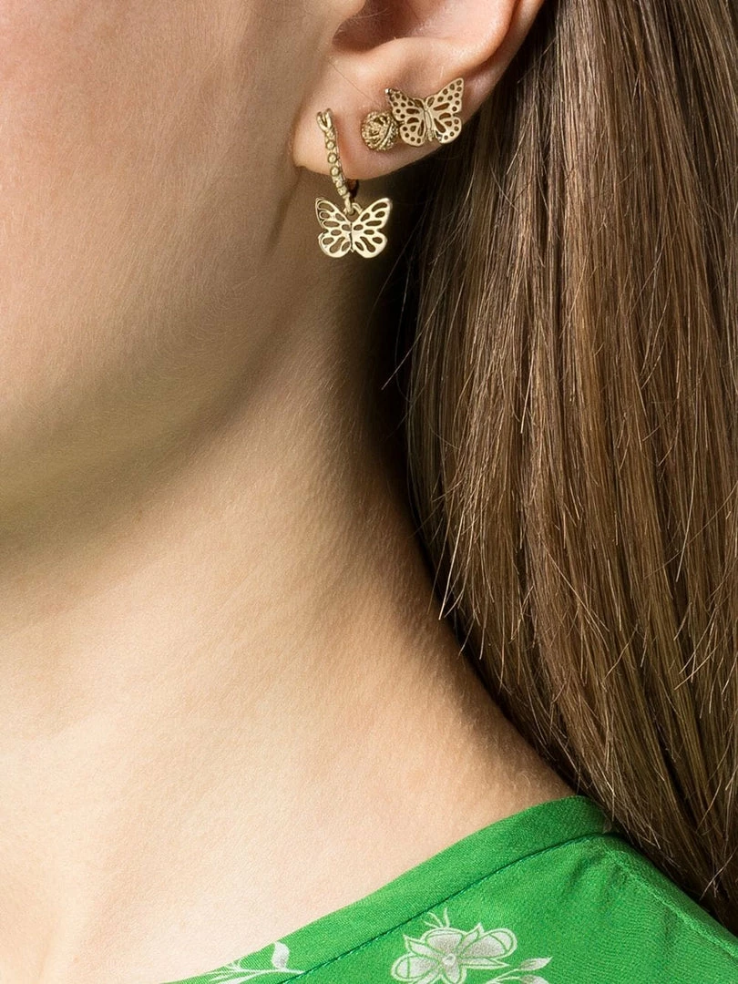 Jewelry Marchesa Notte Butterfly Trio Filigree Stud Earring Set