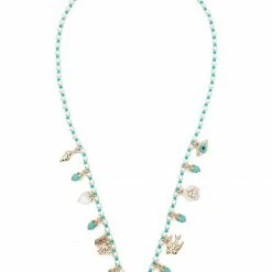 Jewelry Charm Detail Frontal Necklace