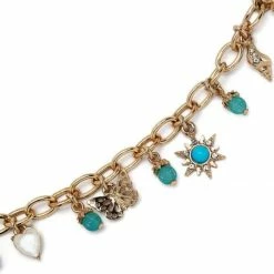 Jewelry Charm Detail Chain Bracelet