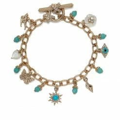 Jewelry Charm Detail Chain Bracelet