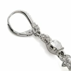 Jewelry Oval Double Drop Earrings