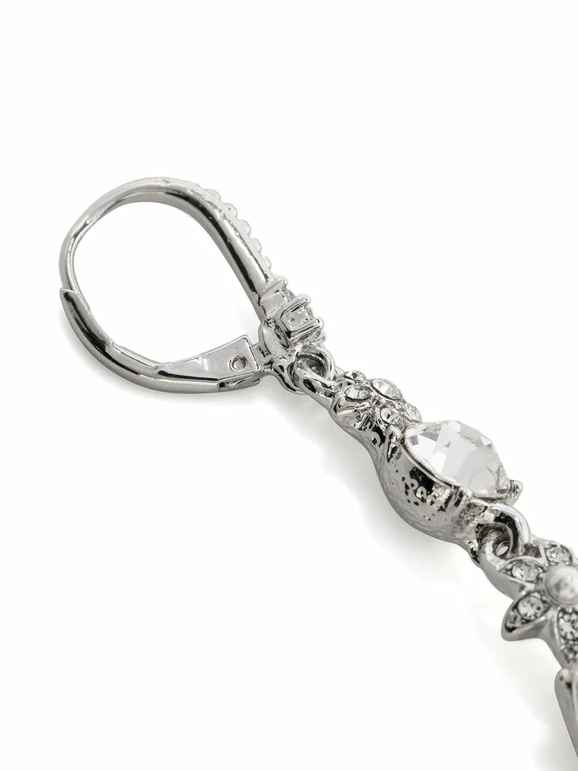 Jewelry Oval Double Drop Earrings