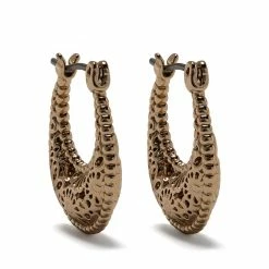 Jewelry Domed Filigree Hoop