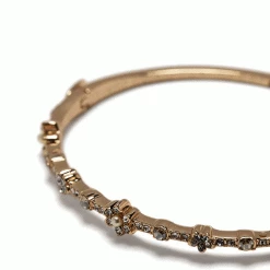 Jewelry Flower Station Bangle Gold