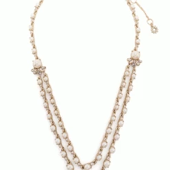 Jewelry 2 Row Pearl Collar