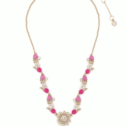 Jewelry Pearl Flower Y Neck