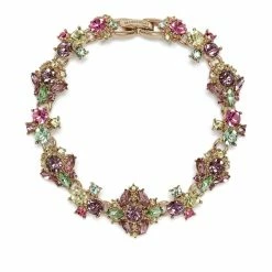Jewelry Floral Cluster Flex Bracelet