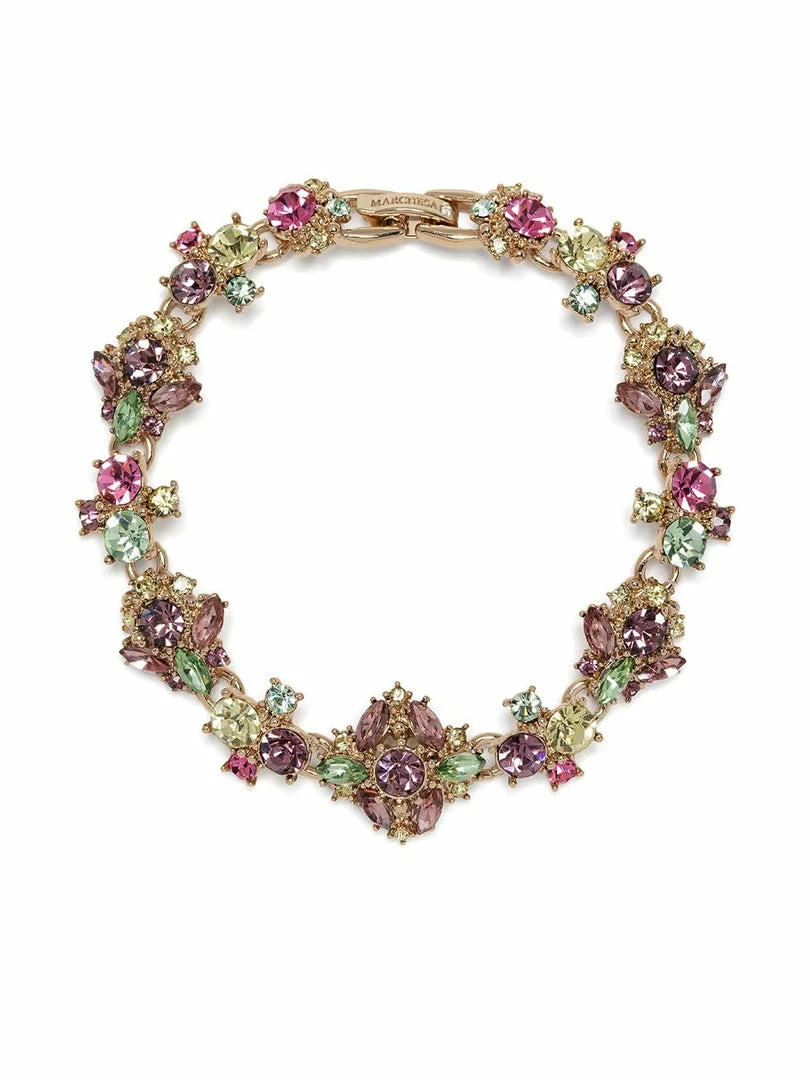 Jewelry Floral Cluster Flex Bracelet