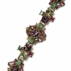 Jewelry Floral Cluster Flex Bracelet