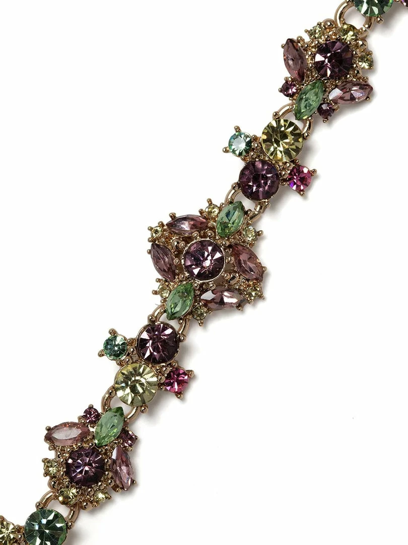 Jewelry Floral Cluster Flex Bracelet