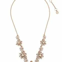 Jewelry Cluster Frontal Gold Necklace