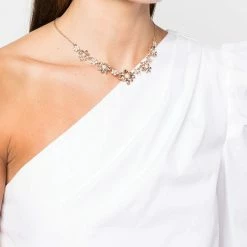 Jewelry Cluster Frontal Gold Necklace