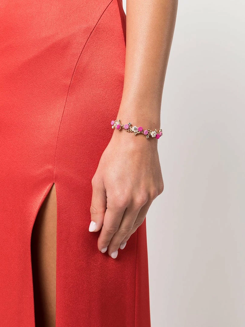 Jewelry Flower Slider Bracelet