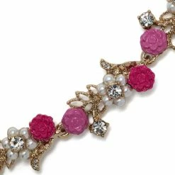 Jewelry Flower Slider Bracelet