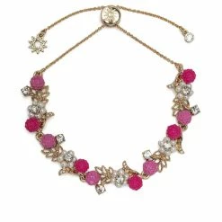 Jewelry Flower Slider Bracelet