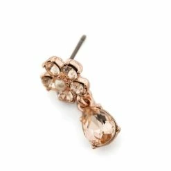 Jewelry Floral Drop Earrings