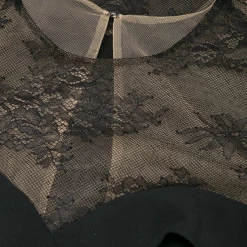 Marchesa Notte 3/4 Sleeve Lace Crepe Cocktail