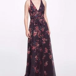 Marchesa Notte Bridesmaids Aprilia Printed