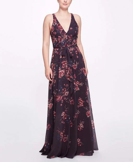 Marchesa Notte Bridesmaids Aprilia Printed