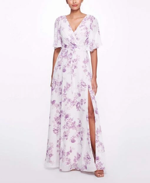 Marchesa Notte Bridesmaids Rome Printed