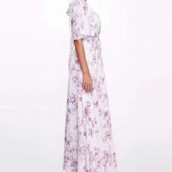 Marchesa Notte Bridesmaids Rome Printed