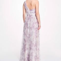 Marchesa Notte Bridesmaids Capri Printed