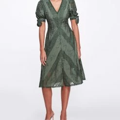 Marchesa Notte Floral Garden Tea Dress New Arrivals