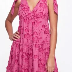 Marchesa Notte Tie Strap Maxi Dress New Arrivals