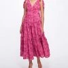 Marchesa Notte Tie Strap Maxi Dress New Arrivals