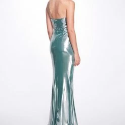 Marchesa Notte The Best Dressed Guest Ruched Lamé Gown
