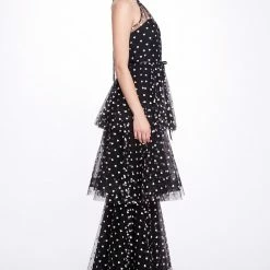 Marchesa Notte Sweetheart Halter Cocktail