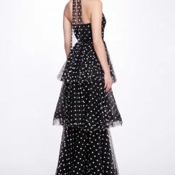 Marchesa Notte Sweetheart Halter Cocktail