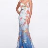 Marchesa Notte Mermaid Gown With Floral Trims New Arrivals