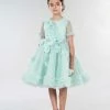 Marchesa Kids Flower Embellished Crinkled Tulle Dress The Flower Girl