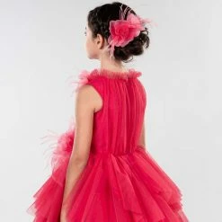 Marchesa Kids Flower Embroidered Tulle Gown The Flower Girl