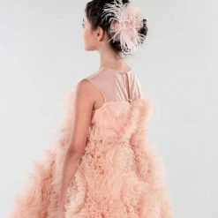 Marchesa Kids The Flower Girl Embellished Rose Motif Tulle Gown