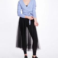 Marchesa Athleisure Anne Wrap Sweater