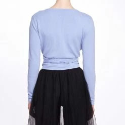 Marchesa Athleisure Anne Wrap Sweater