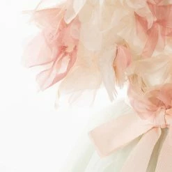 Marchesa Kids Puff Sleeve Tulle Gown