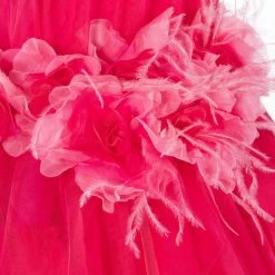 Marchesa Kids Flower Embroidered Tulle Gown The Flower Girl