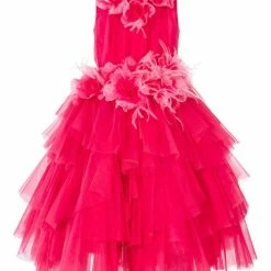 Marchesa Kids Flower Embroidered Tulle Gown The Flower Girl