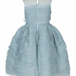 Marchesa Kids Flower Embellished Tiered Tulle Gown The Flower Girl