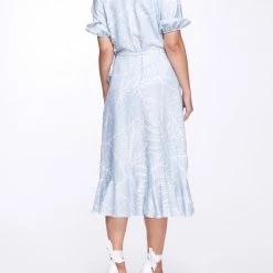 Marchesa Notte Short Puff Sleeve Dress