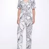 Marchesa Notte Linen Jumpsuit