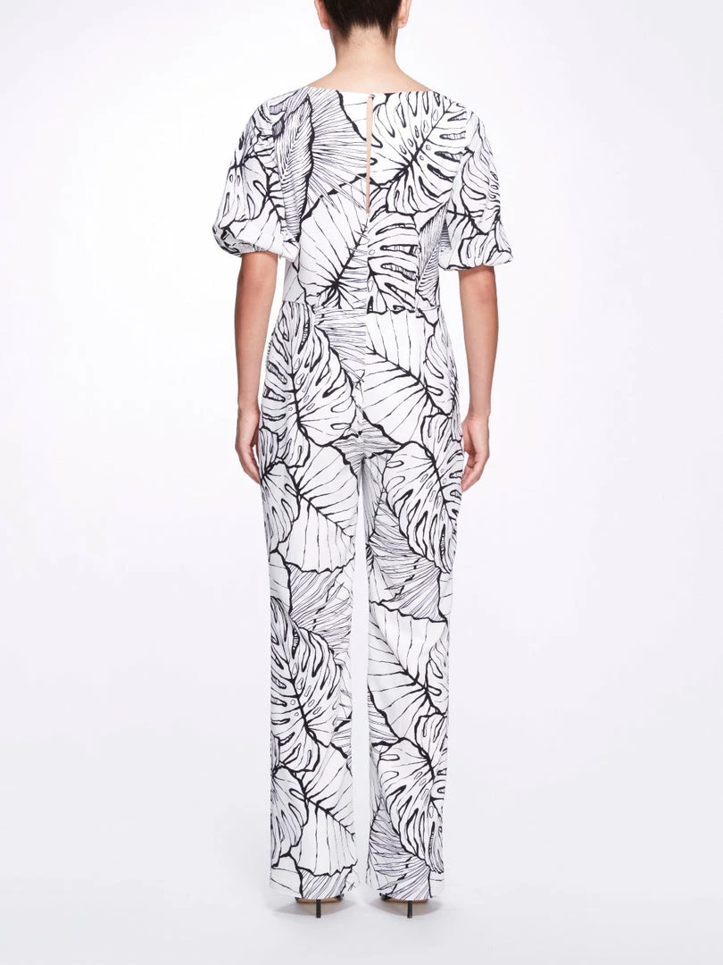 Marchesa Notte Linen Jumpsuit