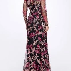 Marchesa Notte Sequin Tulle Gown