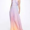 Marchesa Notte Ombre Chiffon Gown